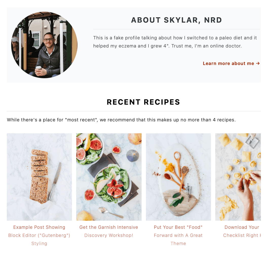 Foodie Pro Blog Full-Width