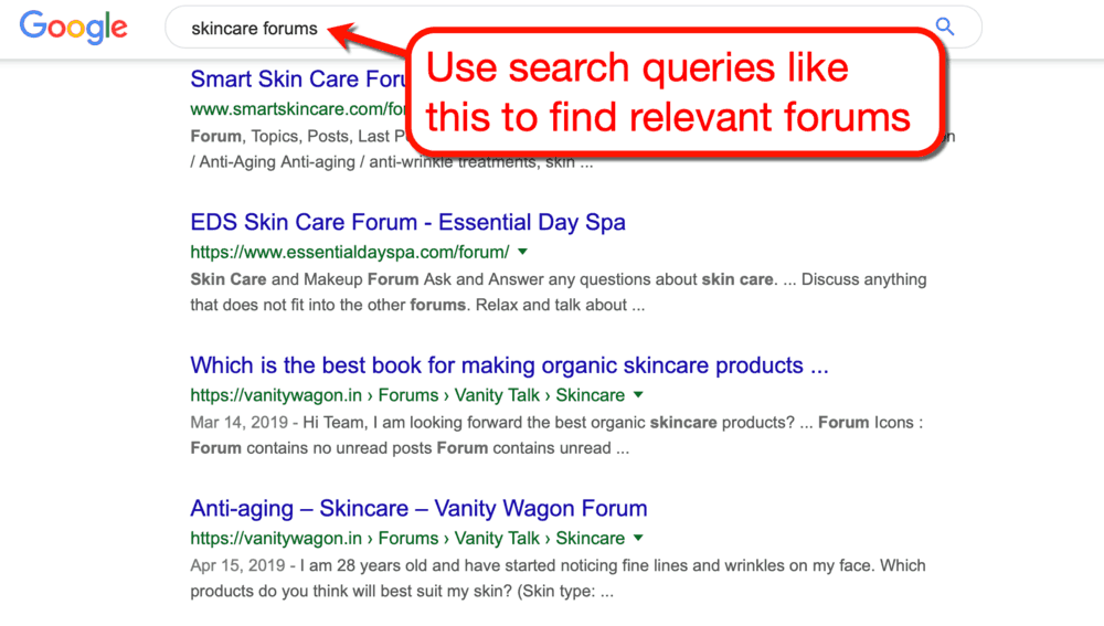 How to Look for Forums in Your Niche