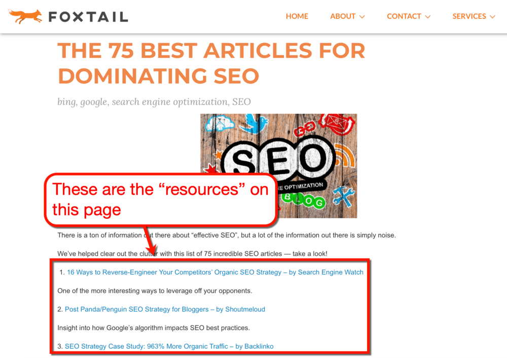 Foxtail Marketing Resource Page