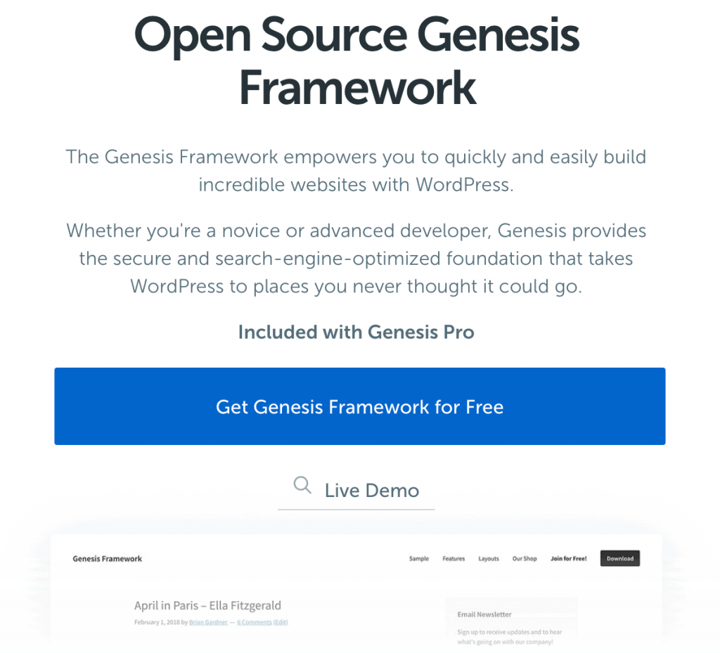 Genesis Framework