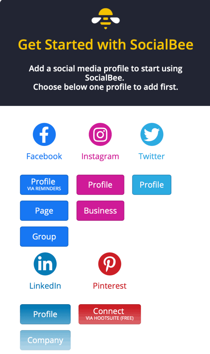 SocialBee Get Started