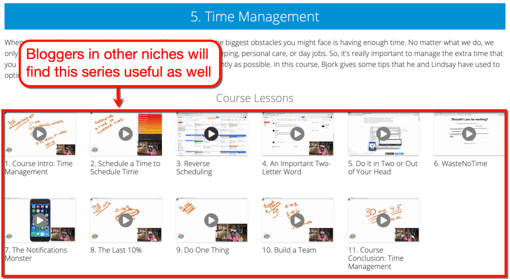 Time Management Course