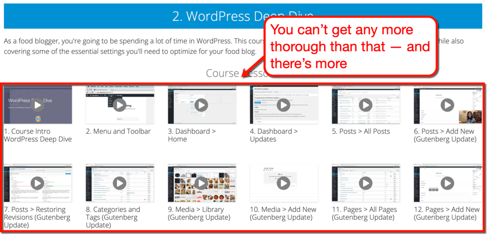 WordPress Deep Dive Course