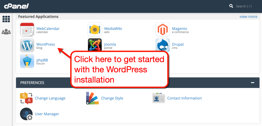 WordPress auto-installer