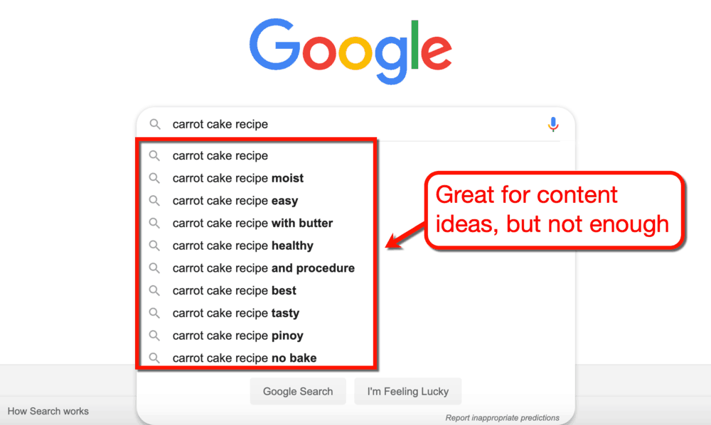 Google Autocomplete Suggestions