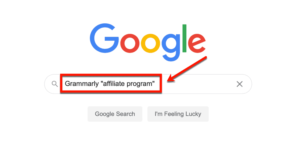 Googling Grammarly affiliate program
