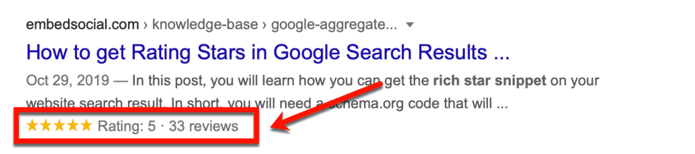 Star ratings are visible on Google