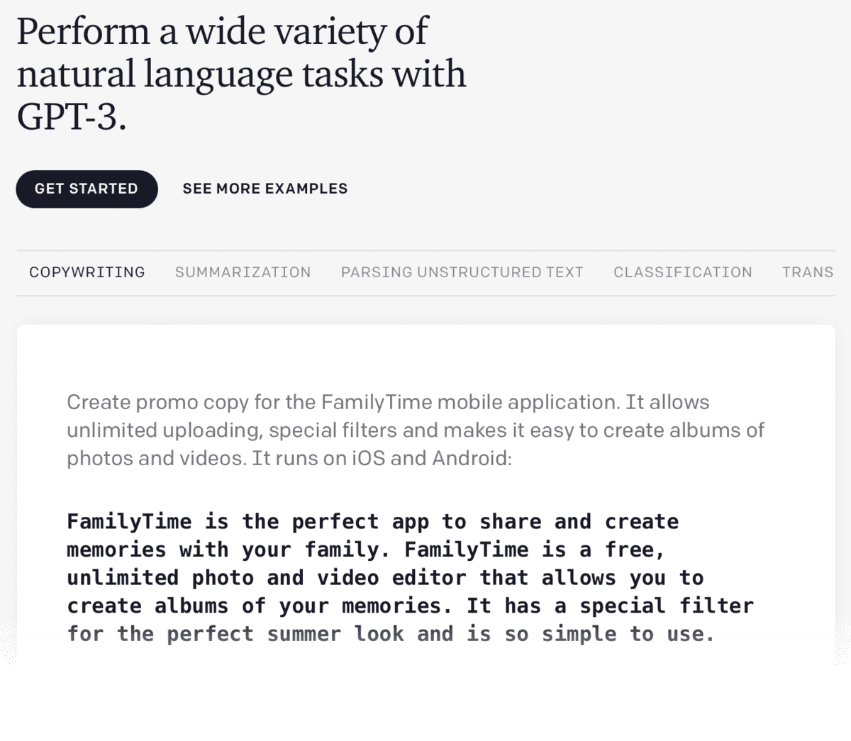 GPT-3 For Copywriting