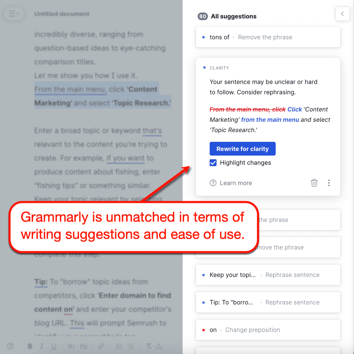 Grammarly Proofreading