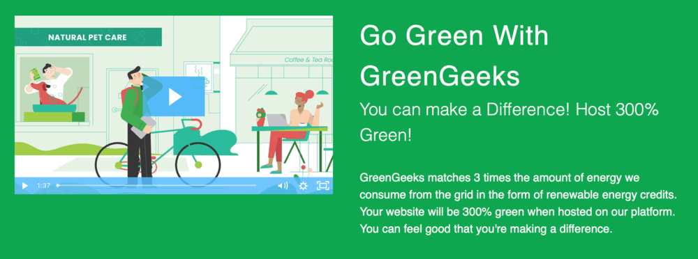 GreenGeeks Green Hosting
