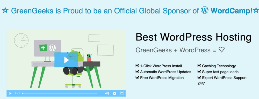 GreenGeeks WordPress Hosting