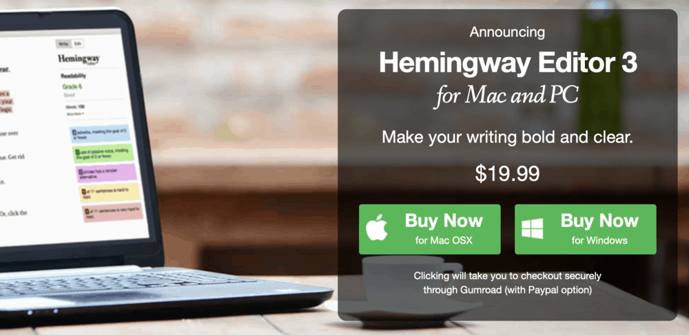 Hemingway Desktop App Price