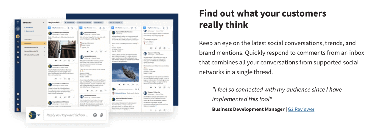 Hootsuite Social Media Listing