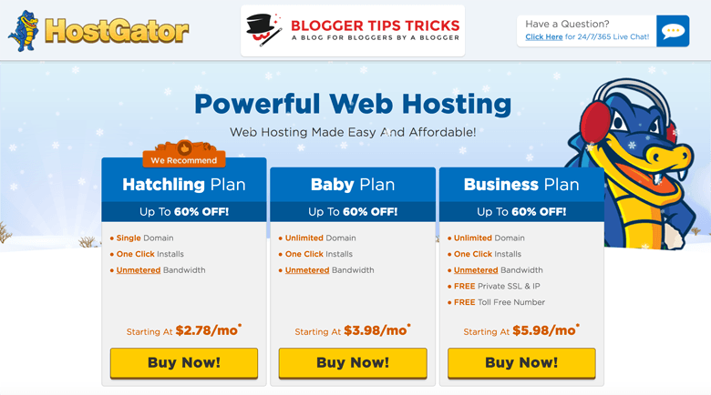 HostGator Coupon Discount