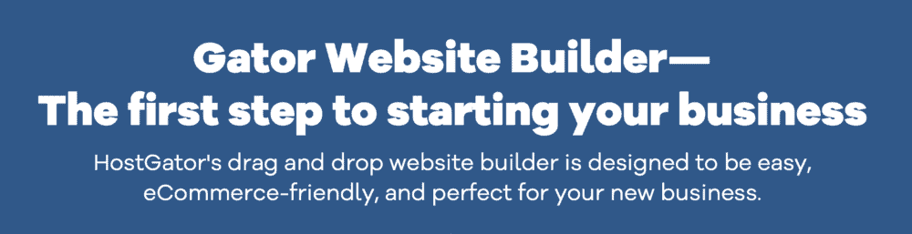 HostGator Website Builder Hosting