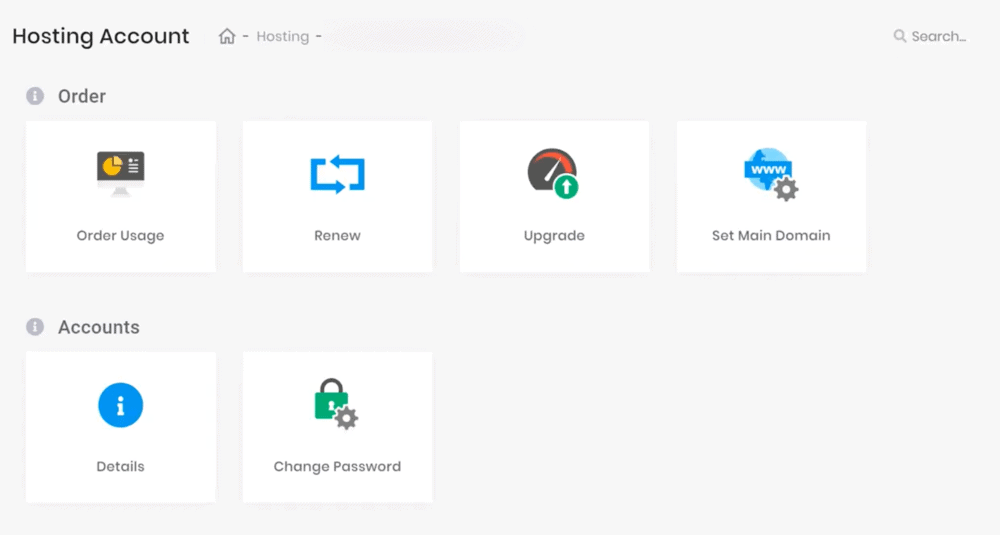 Hostinger User Interface