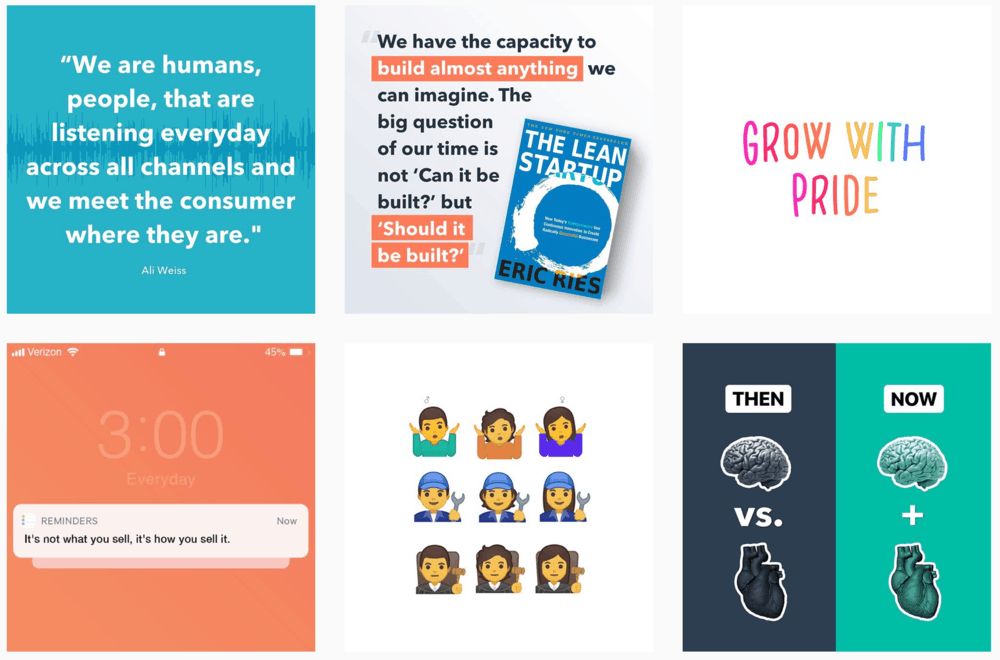 HubSpot Tweetable Quotes on Instagram