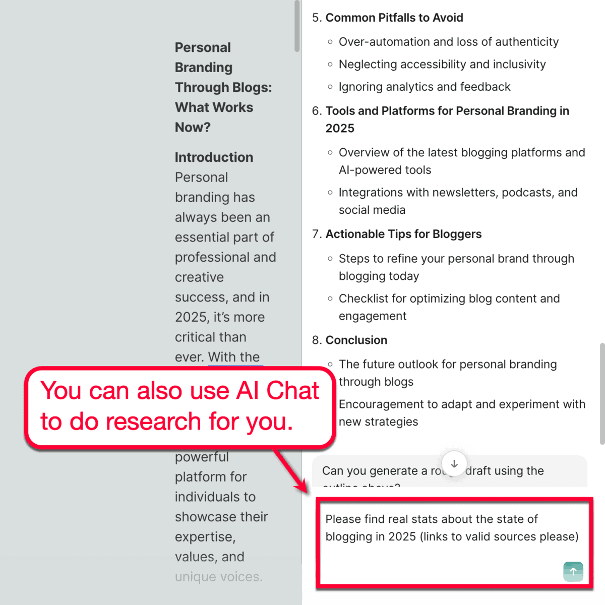 Grammarly AI Get Stats AI Prompt