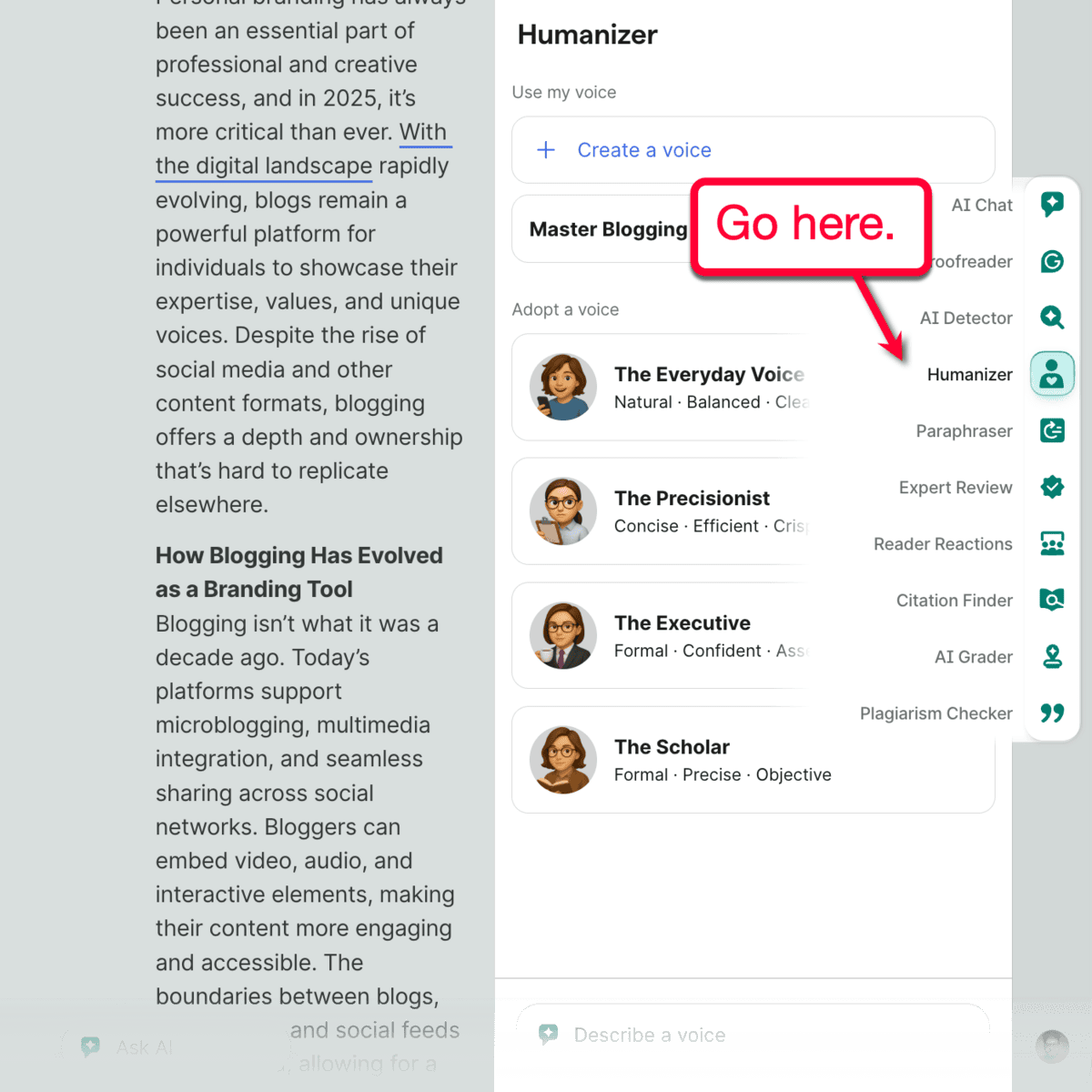 Grammarly AI Humanizer
