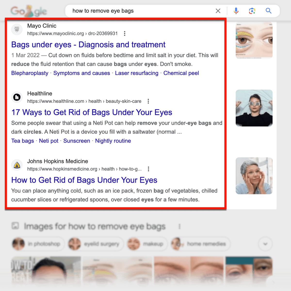 Calculating a baseline target word count using Google results
