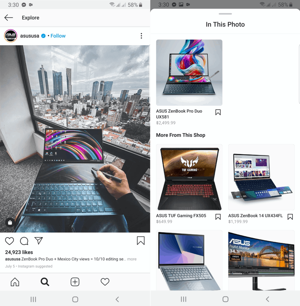 Instagram Shoppable Posts