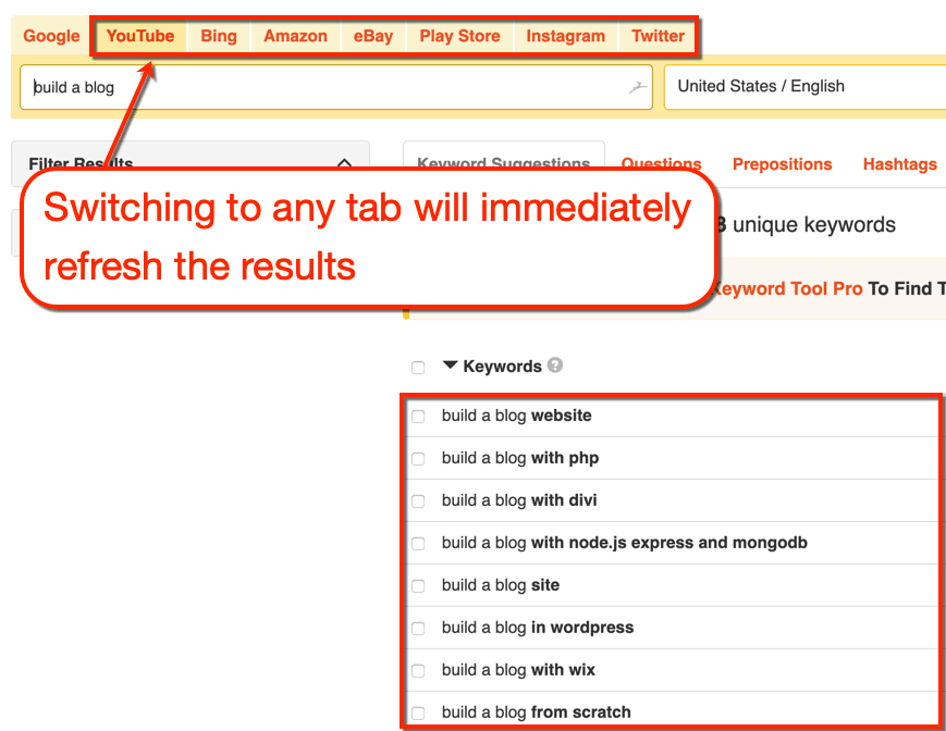 KeywordTool-YouTube-Results