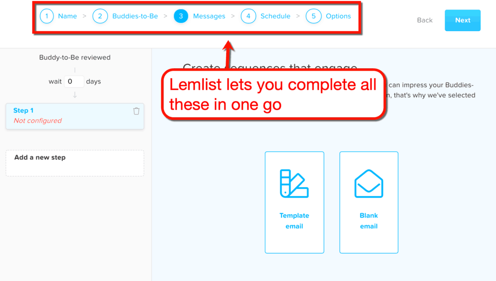 Lemlist Campaign Builder