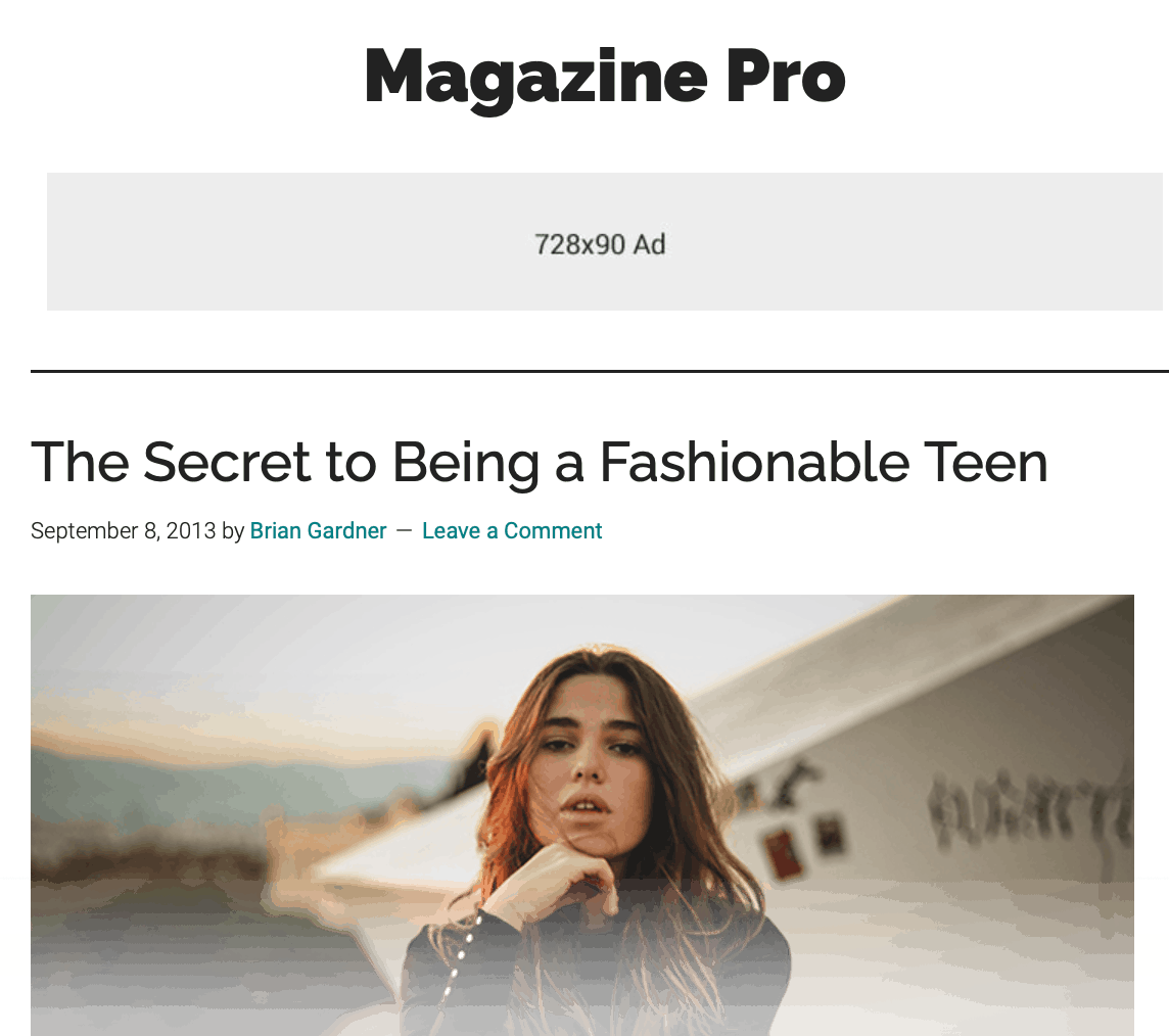 Magazine Pro Single Post