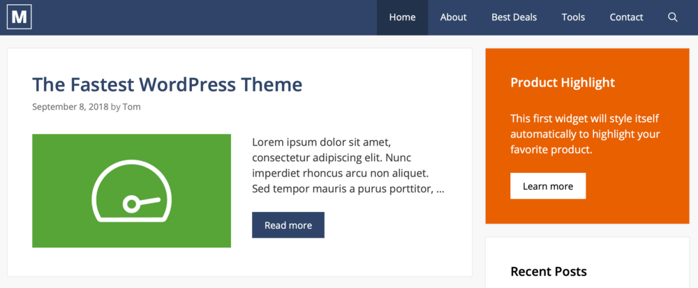 Marketer Site Template