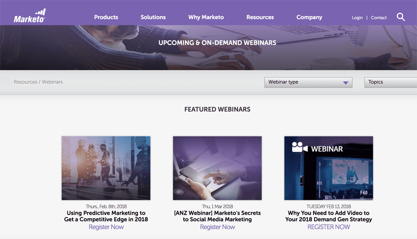 Marketo Webinars Marketo Webinars