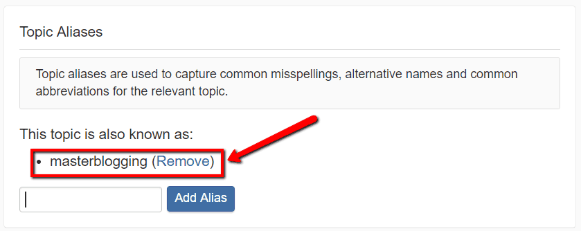 masterblogging alias