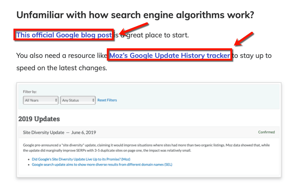 Master Blogging Outbound Links