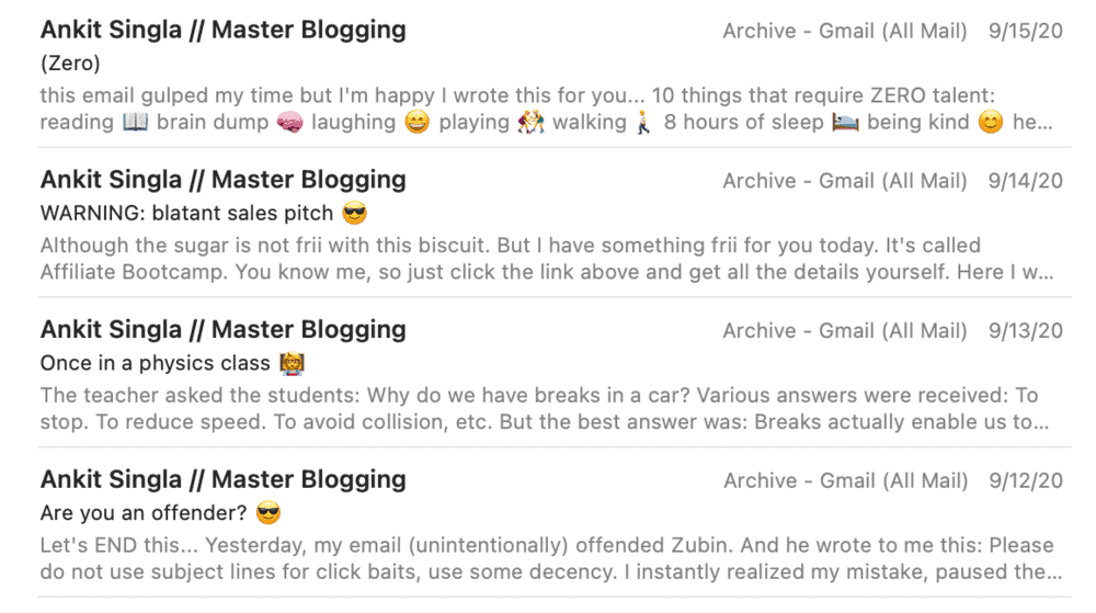 Master Blogging Subject Lines