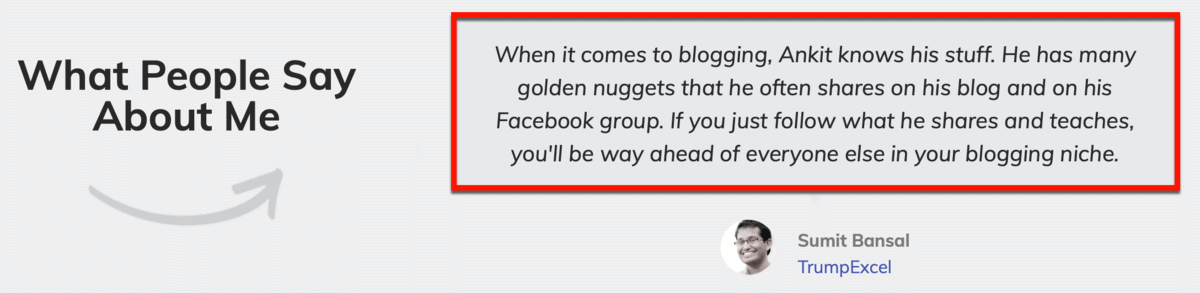 Master Blogging Testimonial