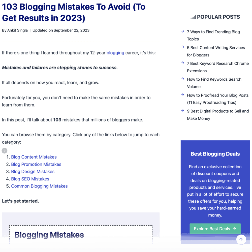 Kadence WP used on Master Blogging