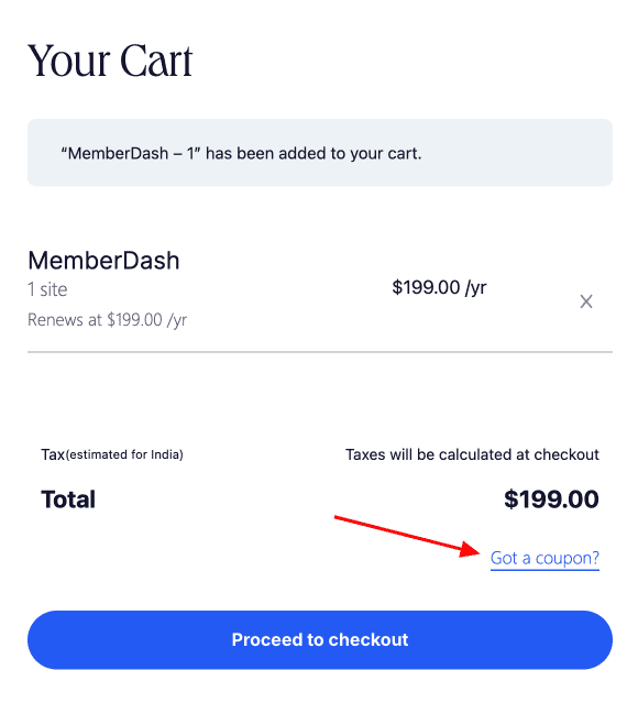 MemberDash discount coupon