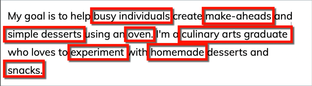 Mission Statement Keywords