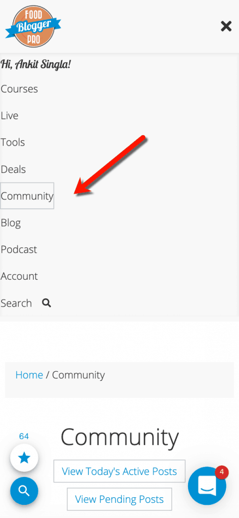 Food Blogger Pro Mobile Responsive Menu