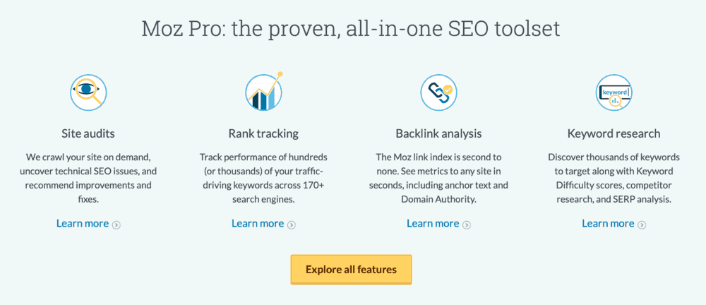 Moz SEO Tools