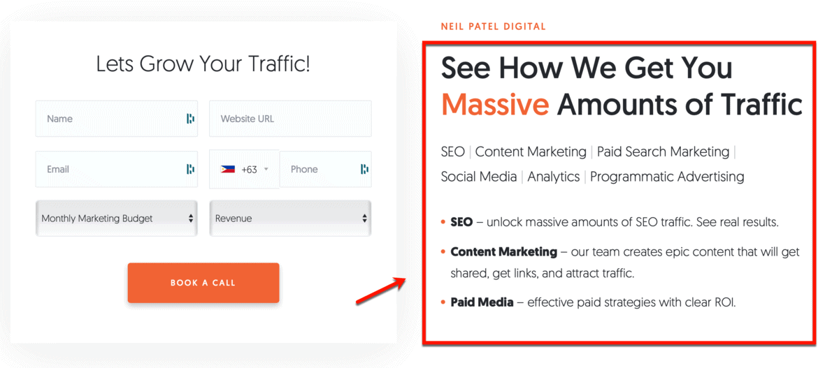 Neil Patel Value Proposition