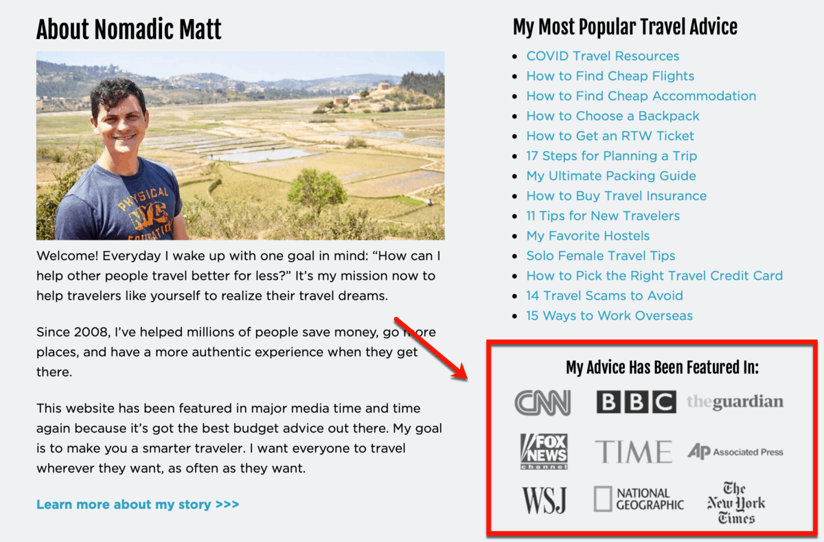 Nomadic Matt As Featured In
