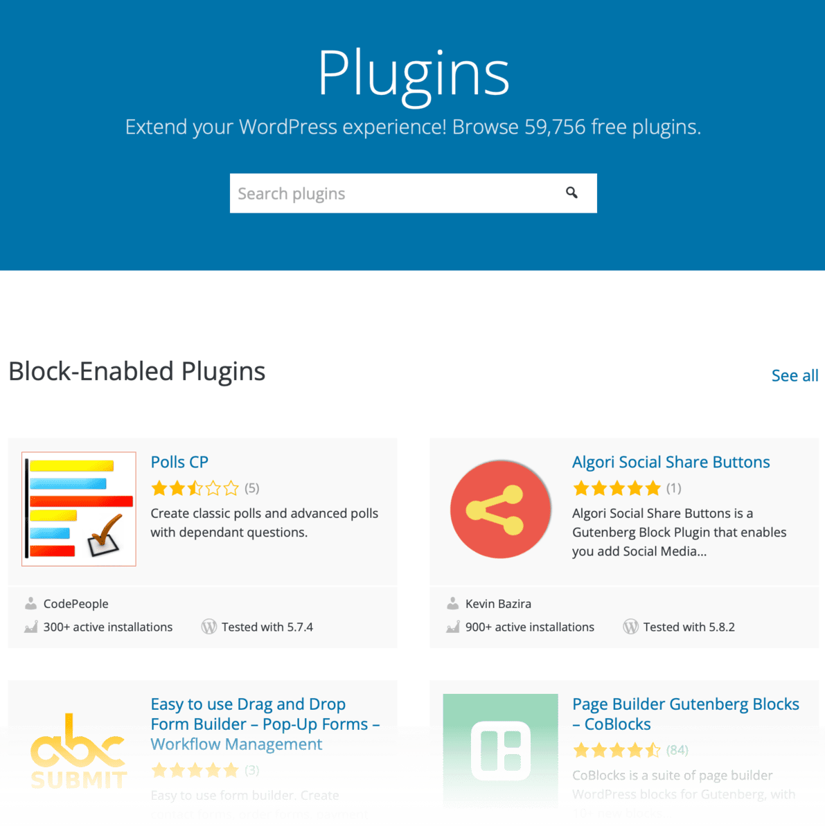 WordPress Plugins