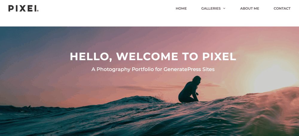 Pixel Site Template