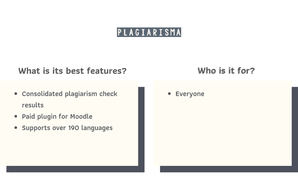 Plagiarisma Recommendations