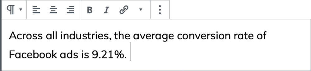 Presenting Data Using text