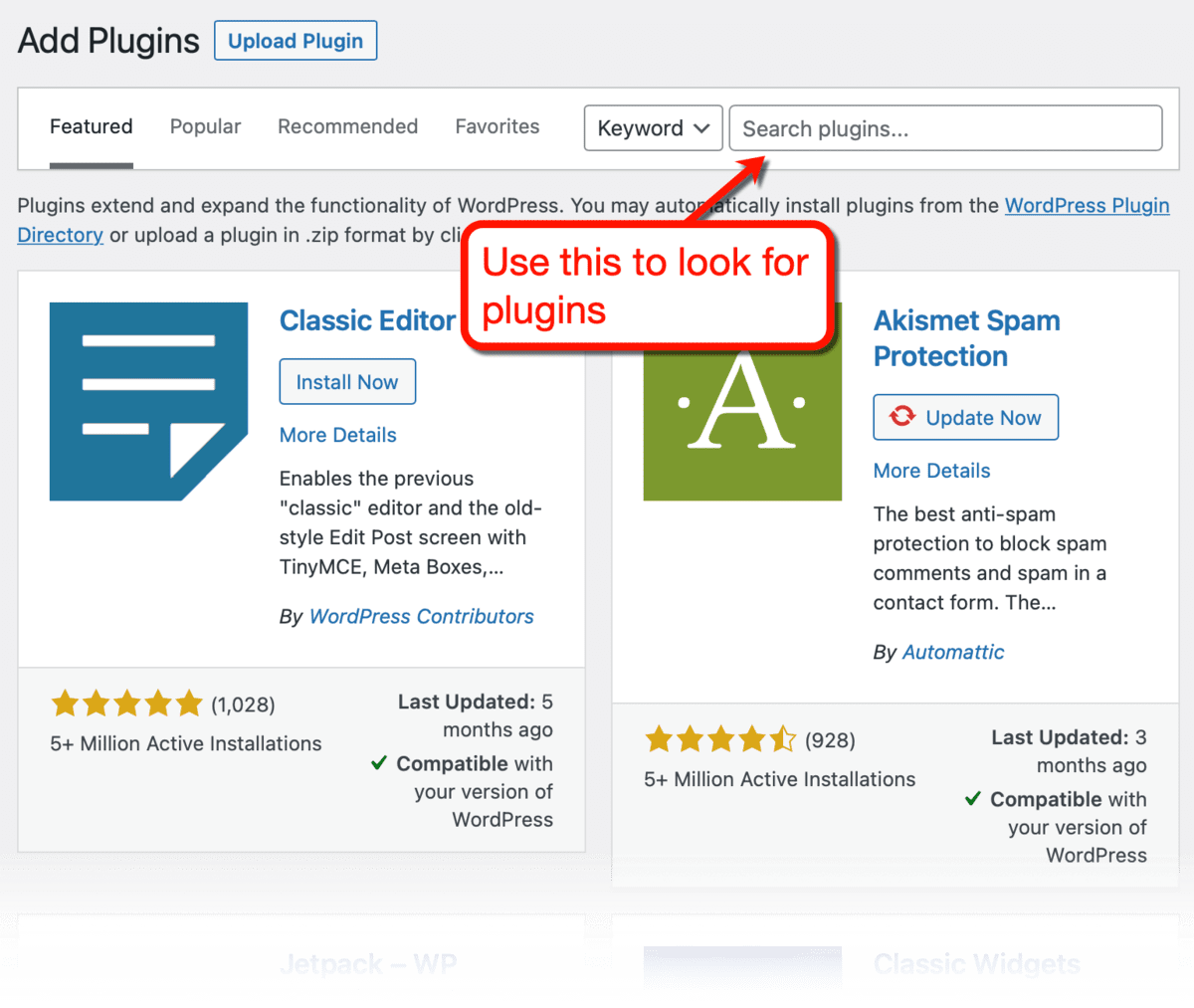 WordPress Plugins Search Tool