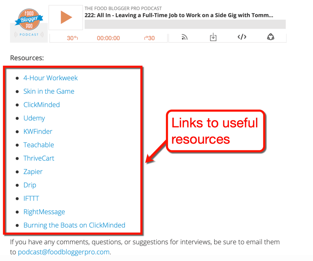 Podcast Resource Links