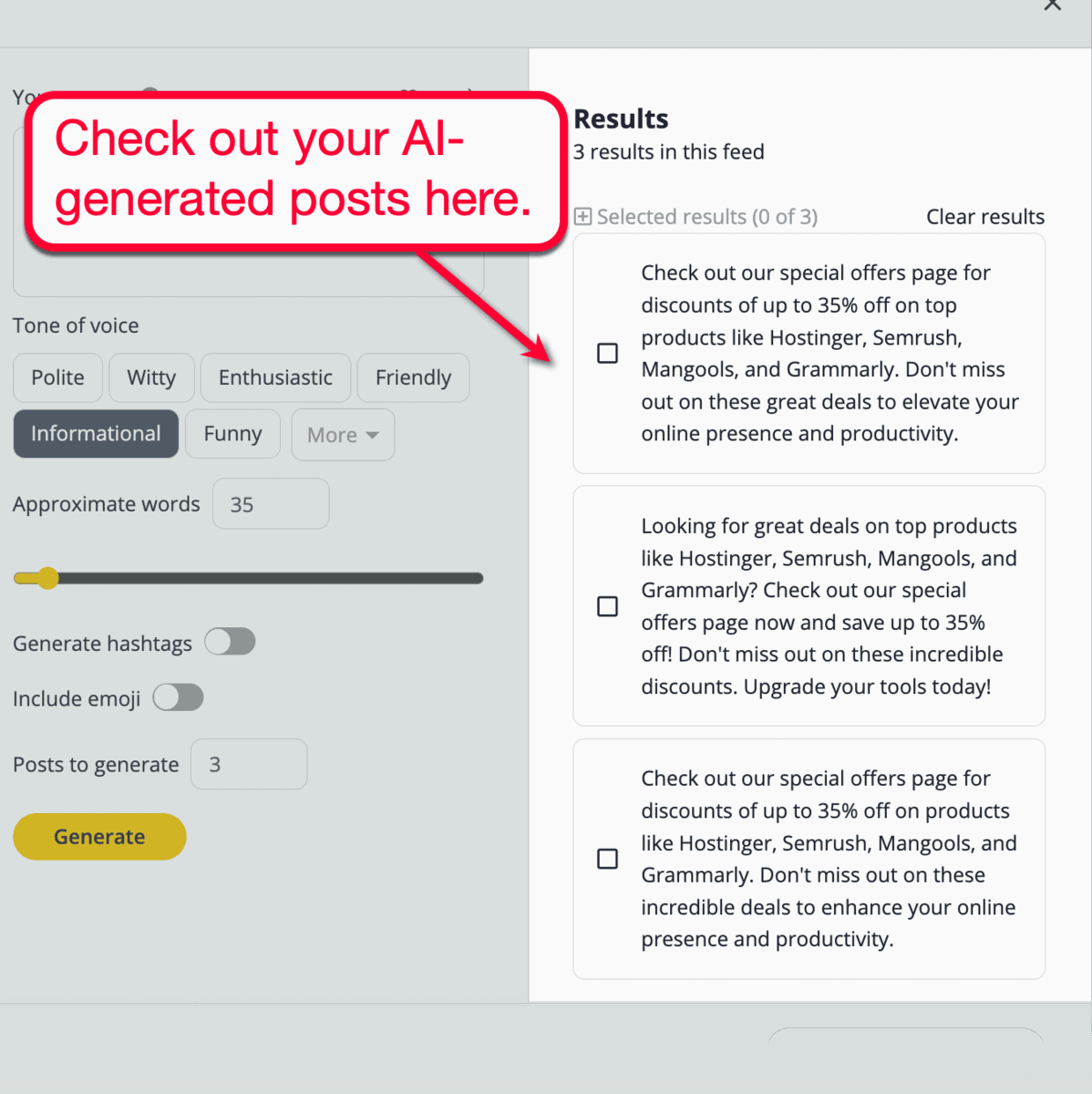 AI Generated Samples