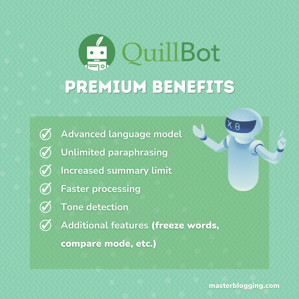 QuillBot Premium Features
