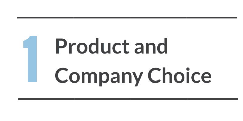 Product and Company Choice